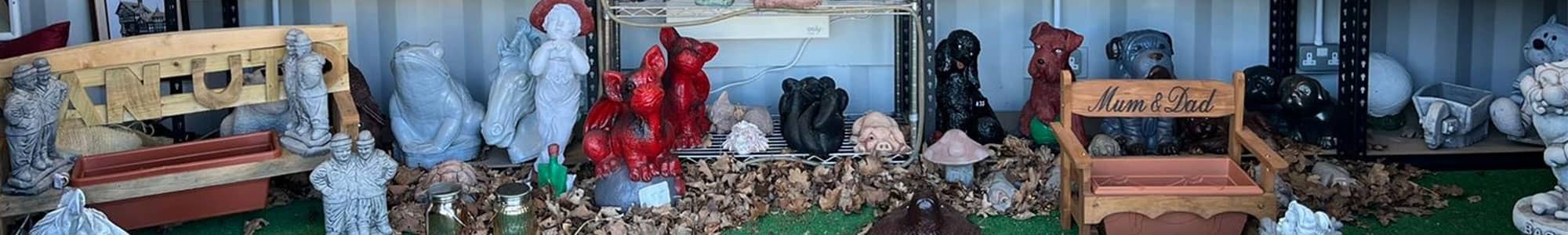 Range of garden ornaments for sale in Wrexham