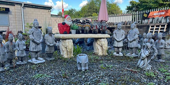 Range of garden ornaments for sale in Wrexham