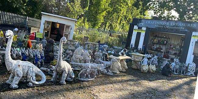 Range of garden ornaments for sale in Wrexham