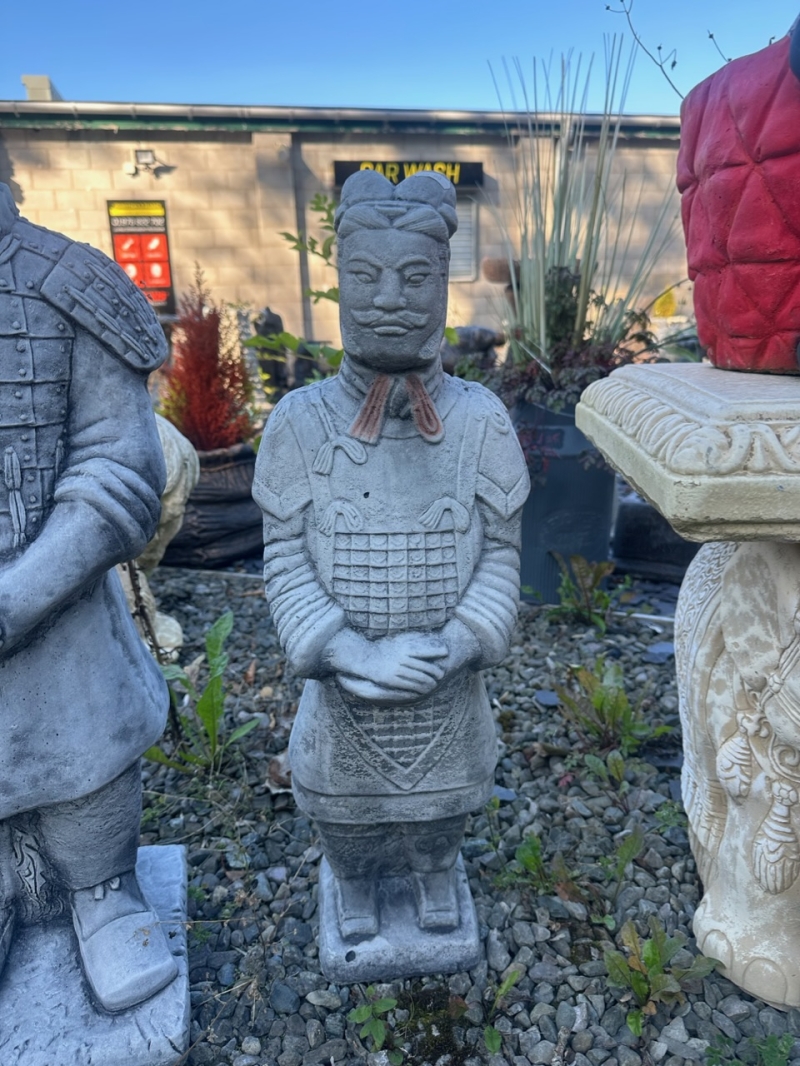 Medium, terracotta warrior