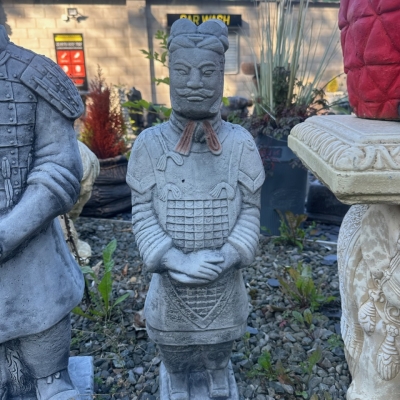 Medium, terracotta warrior